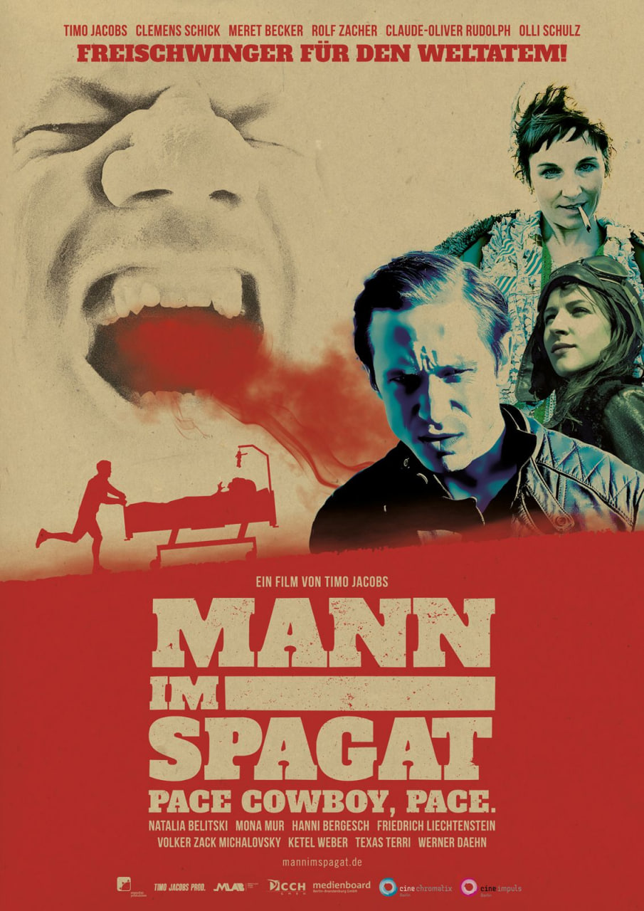 Mann im Spagat：佩斯、牛仔、佩斯